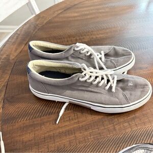 Sperry Gray Canvas Men's Sneakers